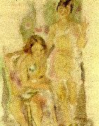 Jules Pascin ginette och mireille painting